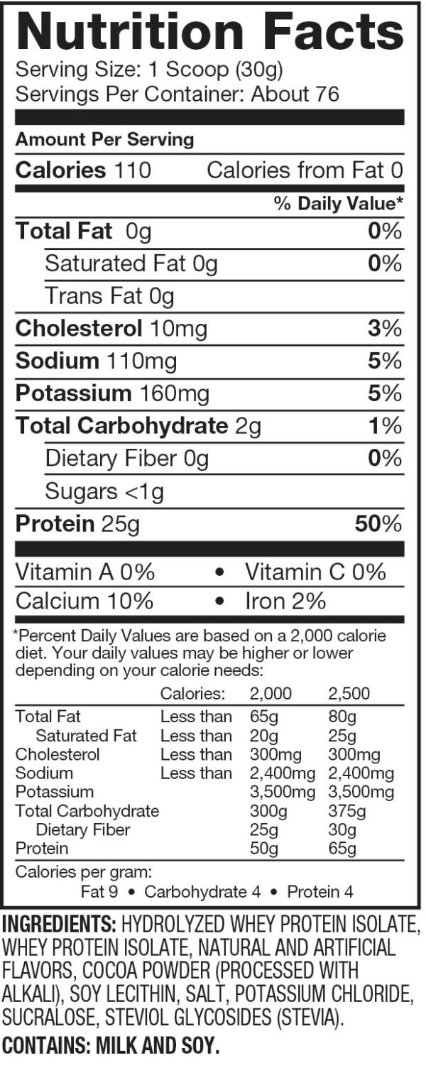 PROTEINA ISO 100 HIDROLYZED - Image 2